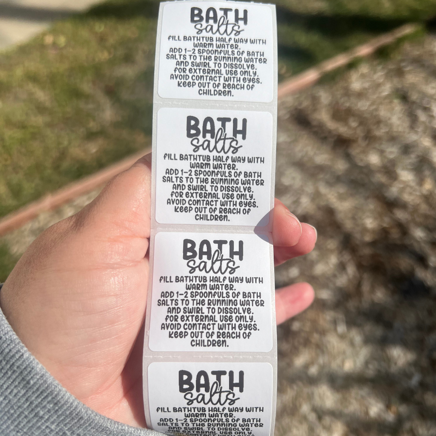 Bath and Body Labels